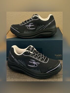 G-Defy Blackpurple Women Mighty Walk Shoes Size-9.5
